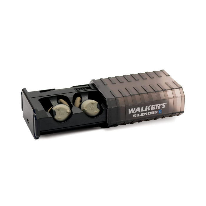 Walkers Game Ear Silencer Ear Buds w/ Bluetooth Electronic 25DB, GWP-SLCR-BT